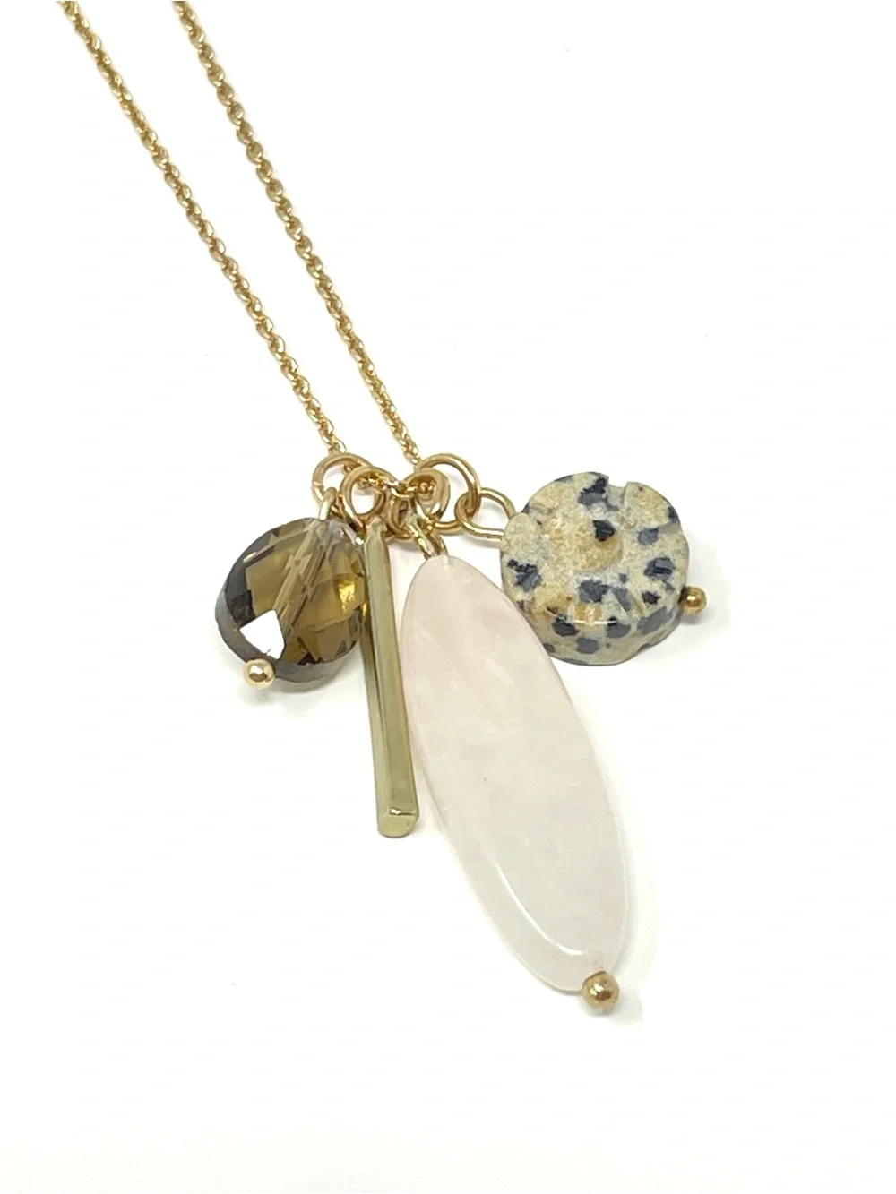 New Anthropologie Stone Charm Necklace